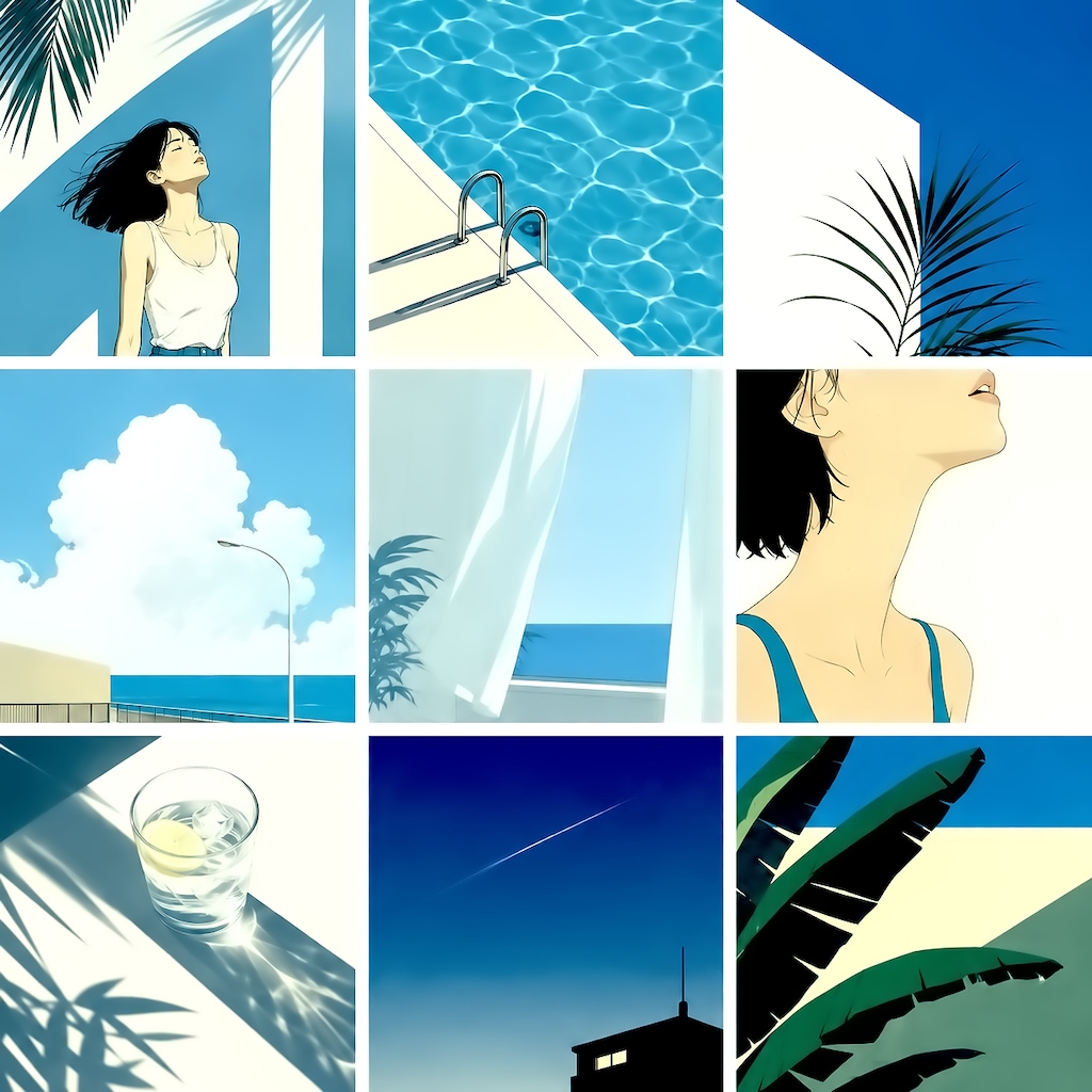 汗ばむ夏