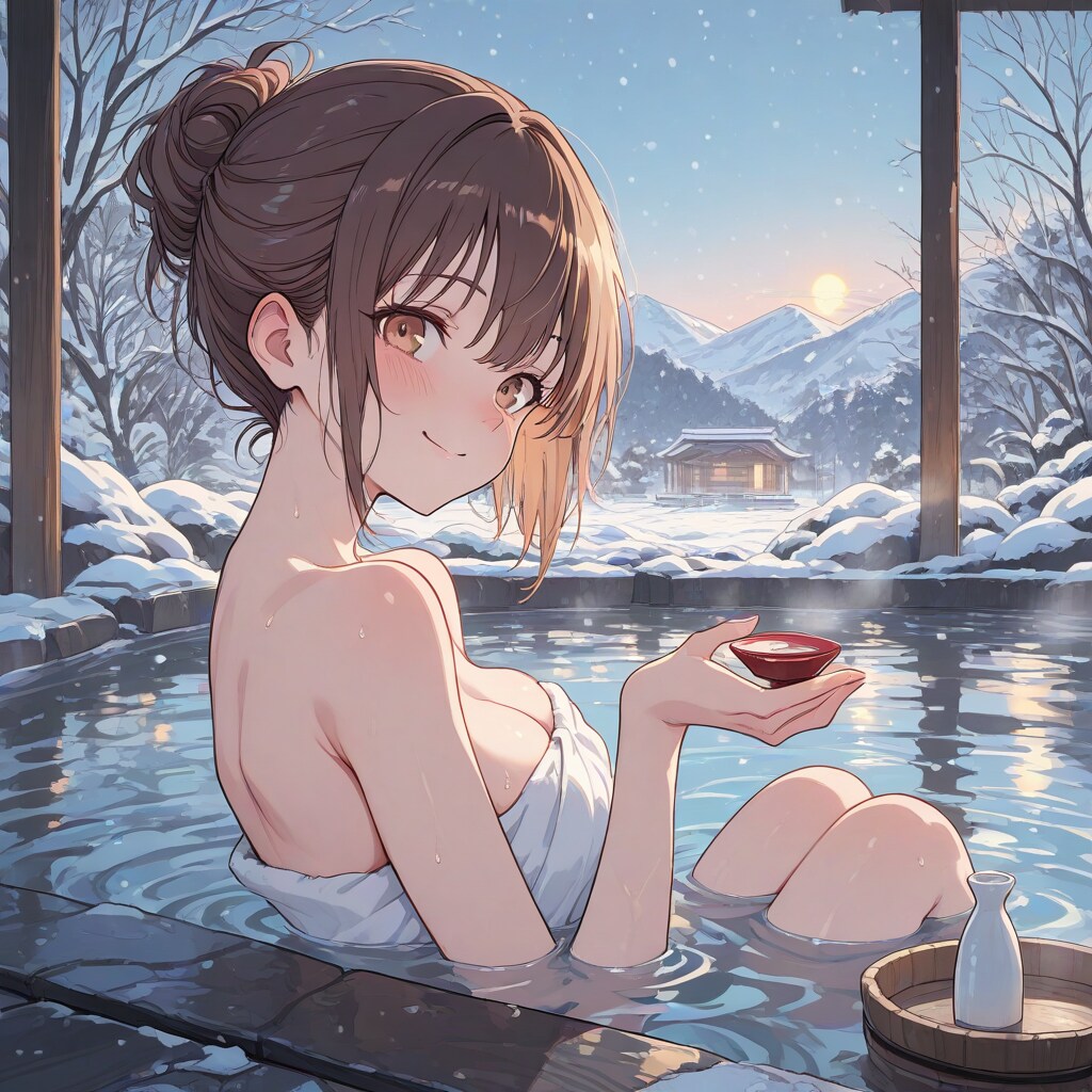 雪見温泉1