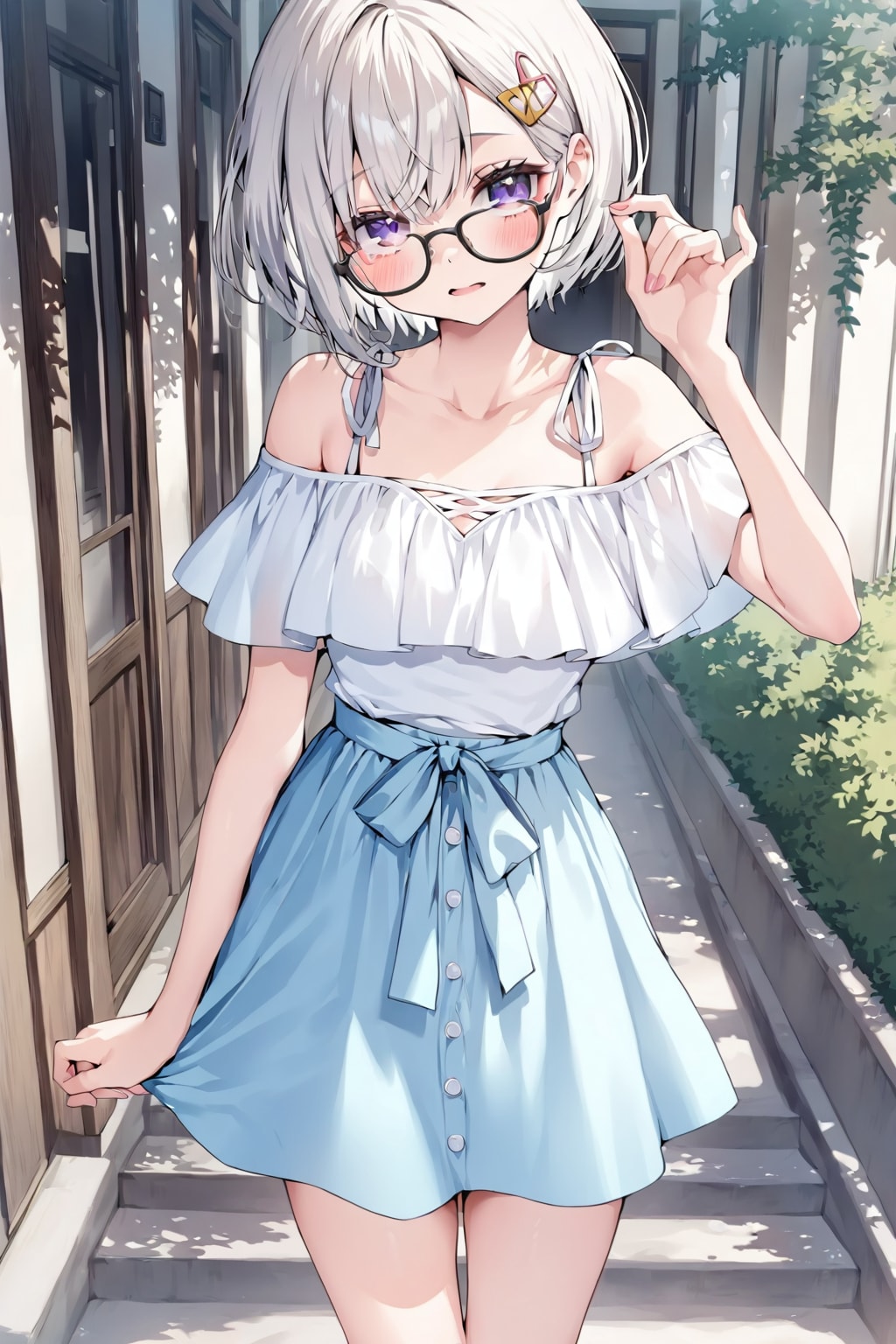 清楚カジュアル　ルナリスちゃんの夏コーデ