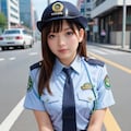駐車違反取締中のミニスカポリス 5枚目