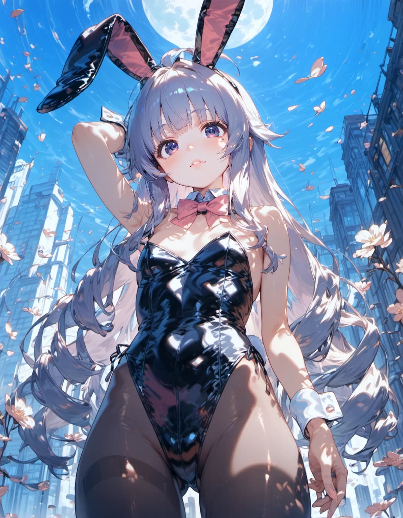Moonlit Velvet Bunny