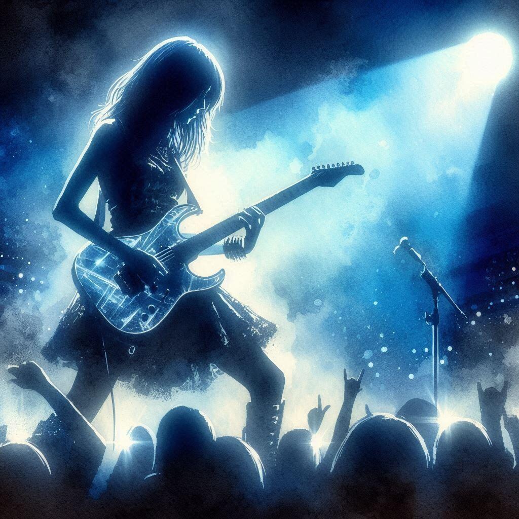 シルエットギター