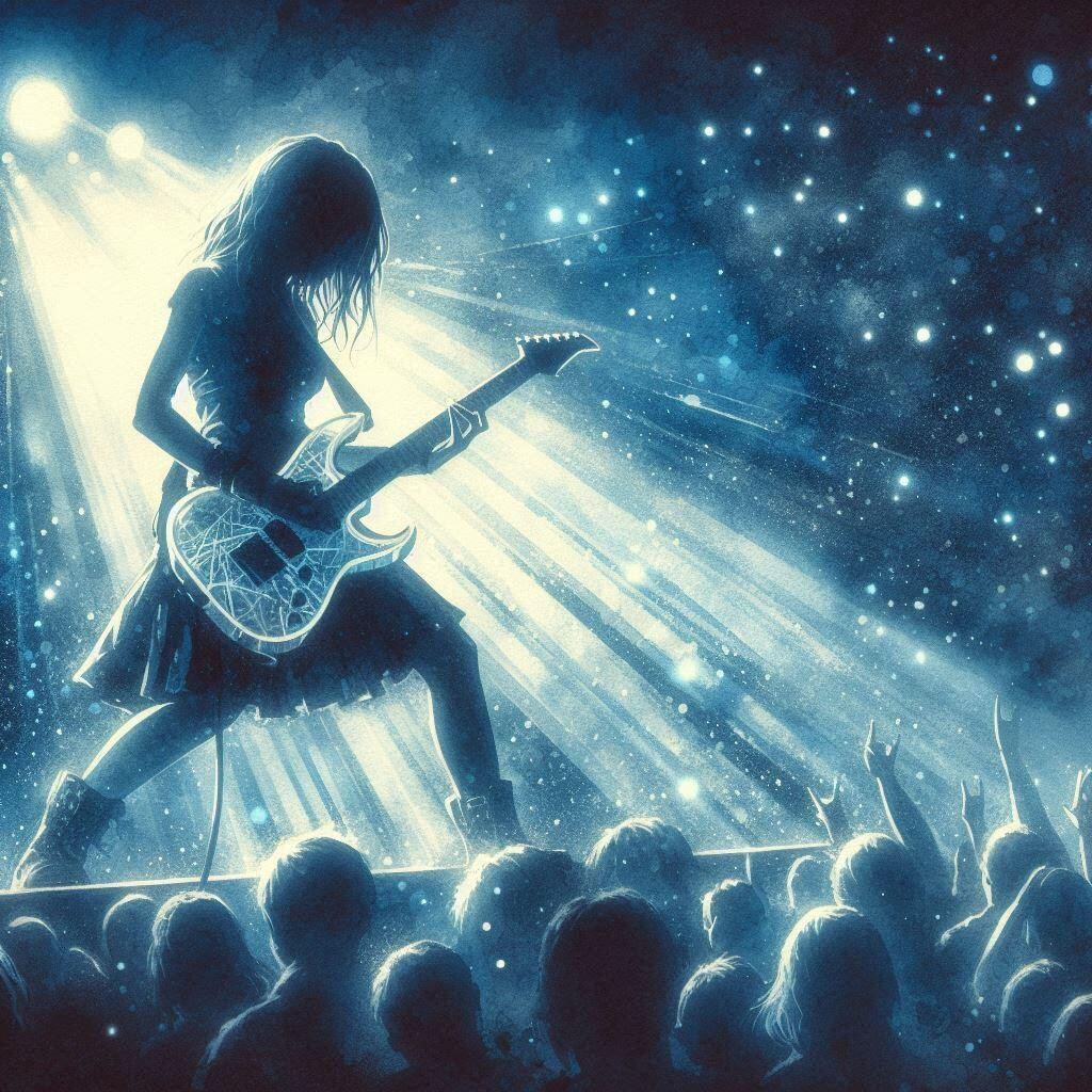 シルエットギター