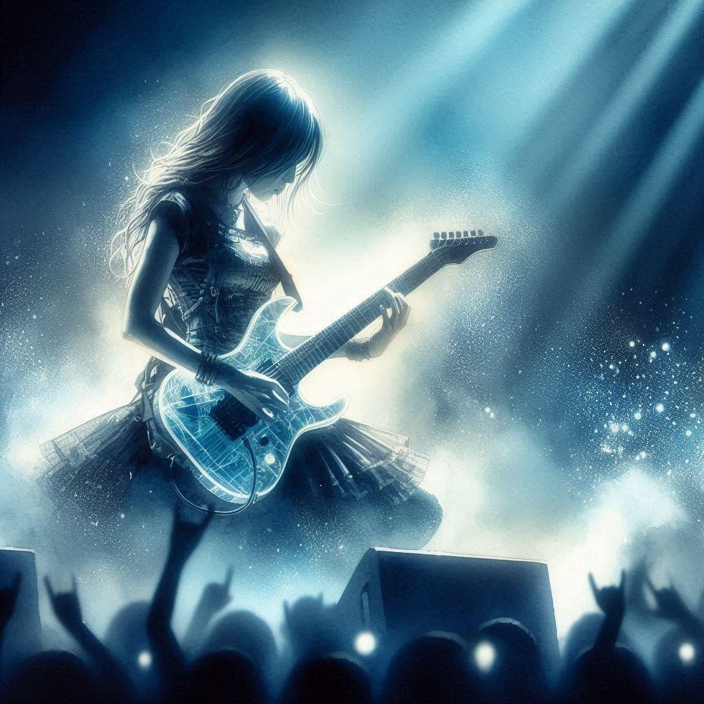 シルエットギター