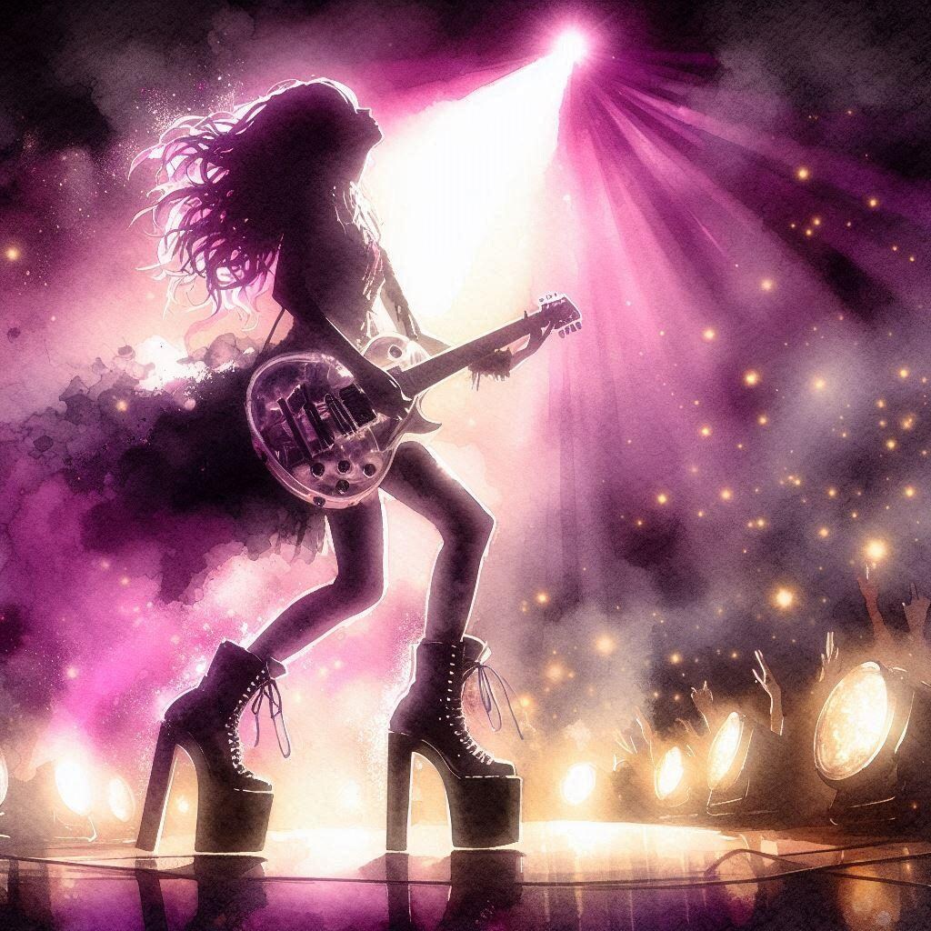 シルエットギター