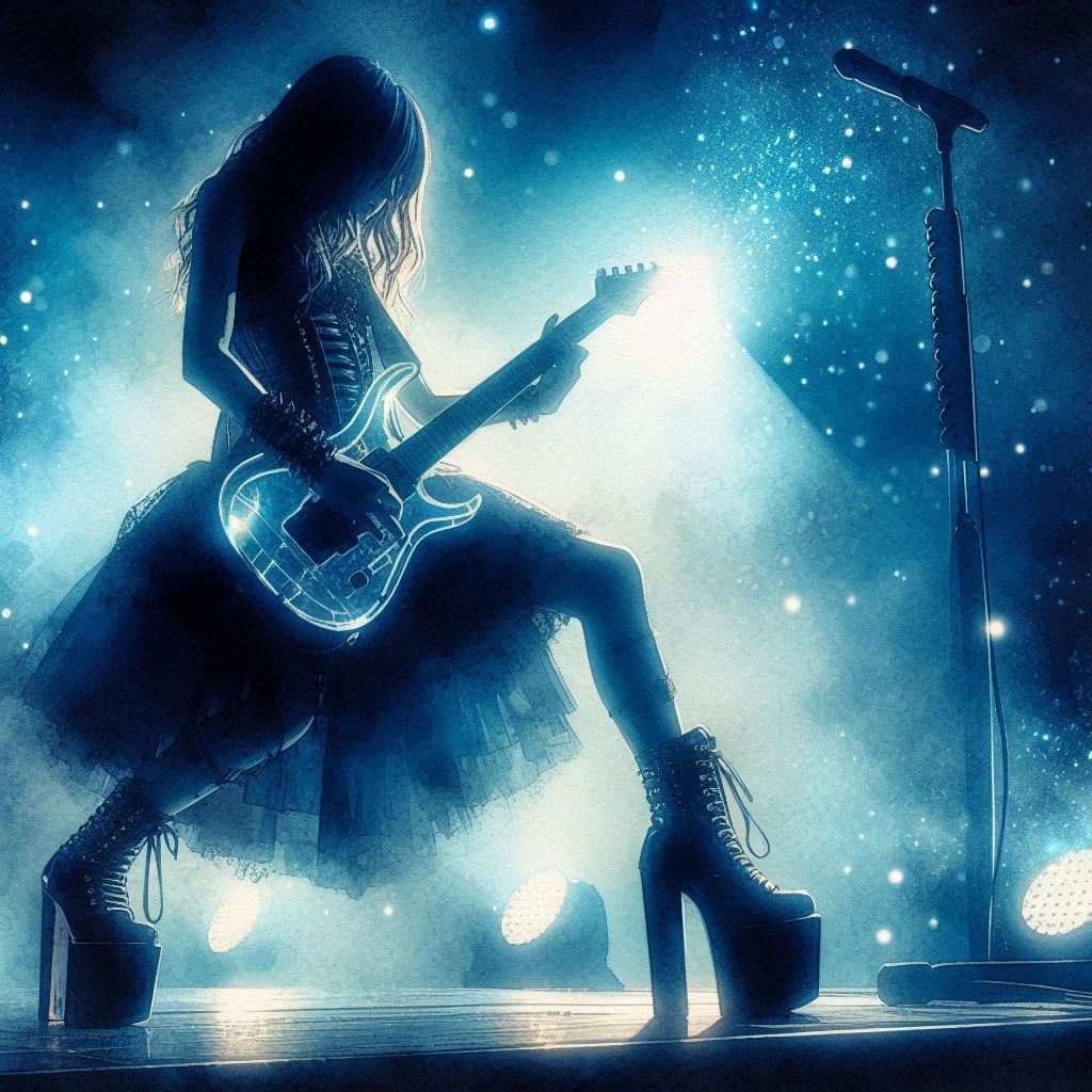 シルエットギター