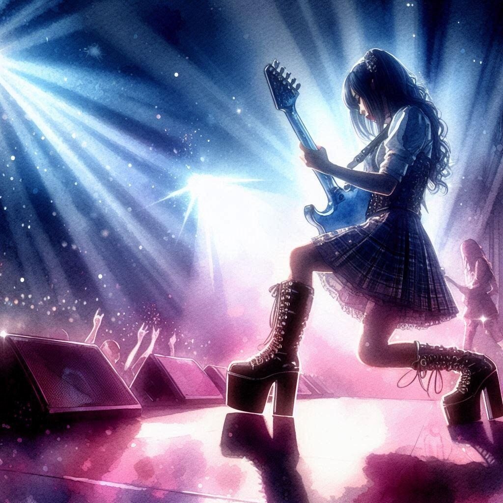 シルエットギター