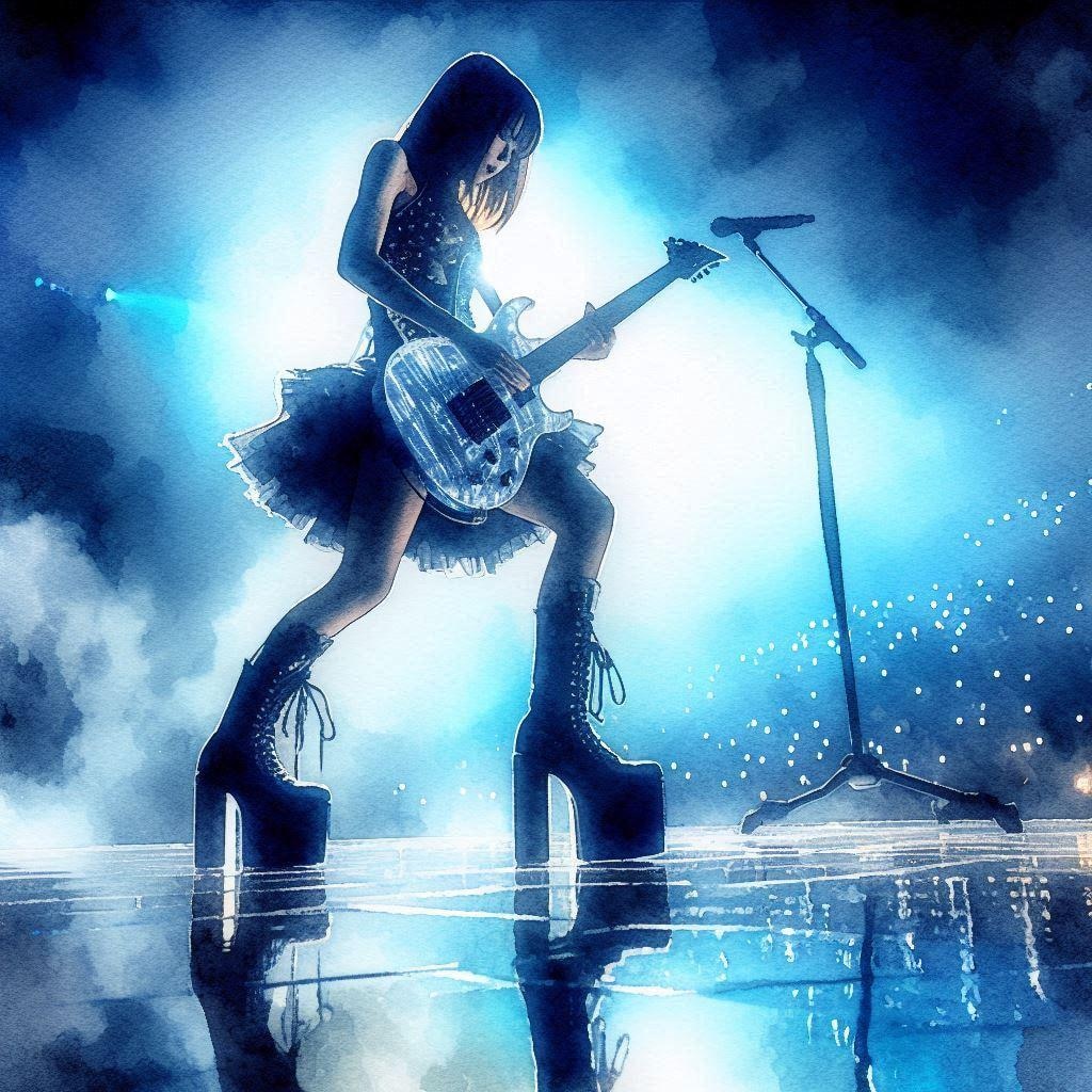 シルエットギター