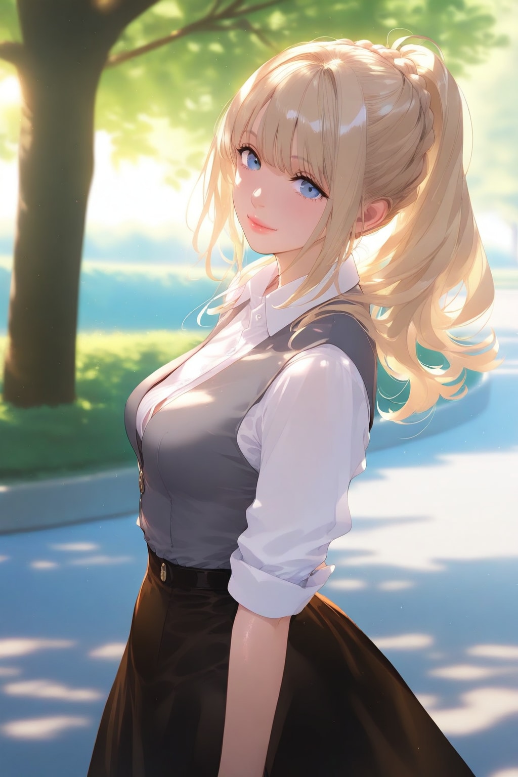 ロングスカート | の人気AIイラスト・グラビア