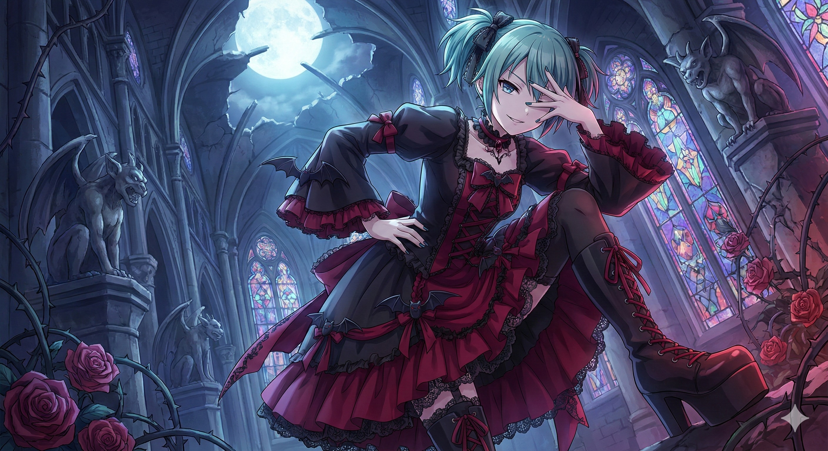 ゴシック ミクさん | の人気AIイラスト・グラビア