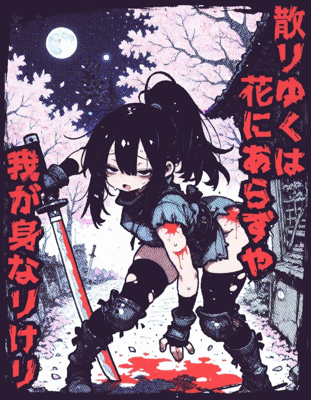 辞世の句…散りゆくは花にあらずや我が身なりけり