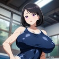 熟女スク水 3枚目