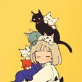 猫と女の子 3枚目