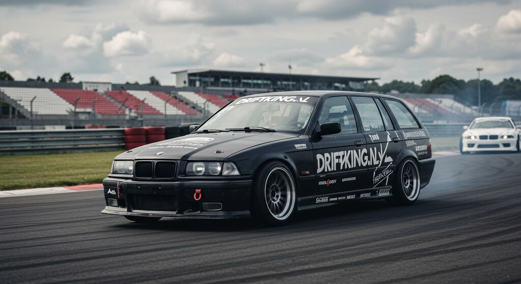 BMW E36ワゴンのドリ車