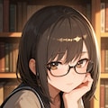 図書館にて 3枚目