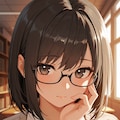 図書館にて 2枚目