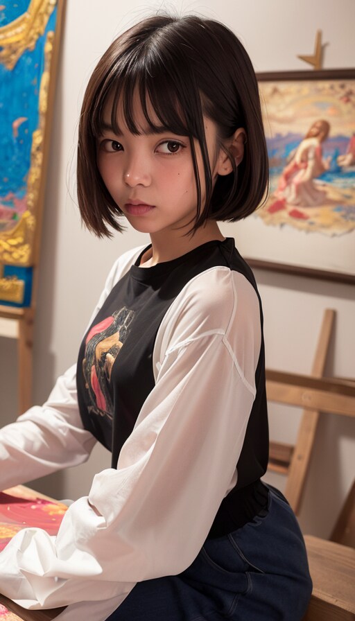 画伯少女