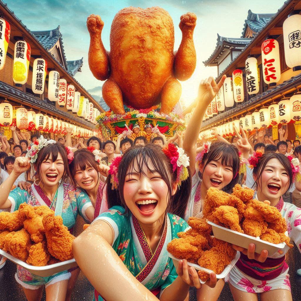 唐揚げ奉納祭
