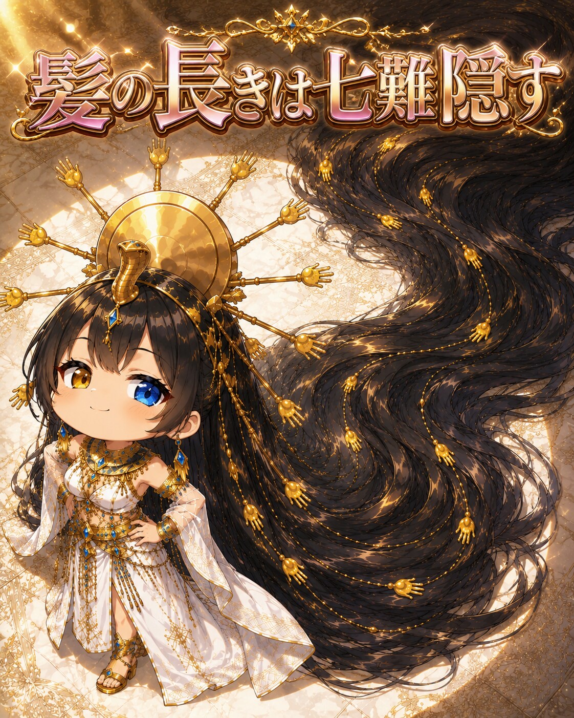 髪の長きは七難隠す