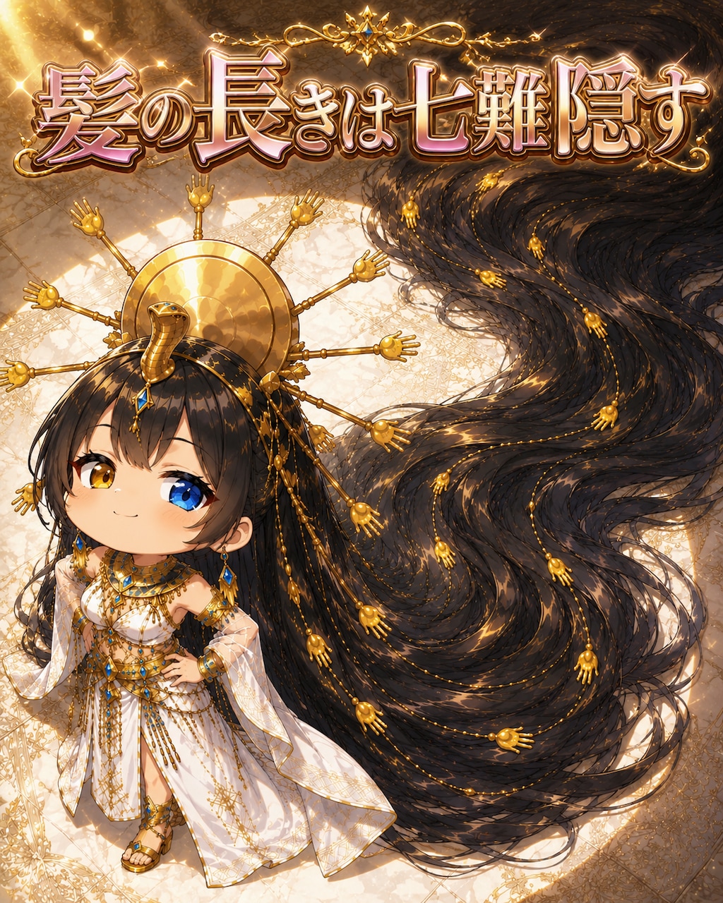 髪の長きは七難隠す