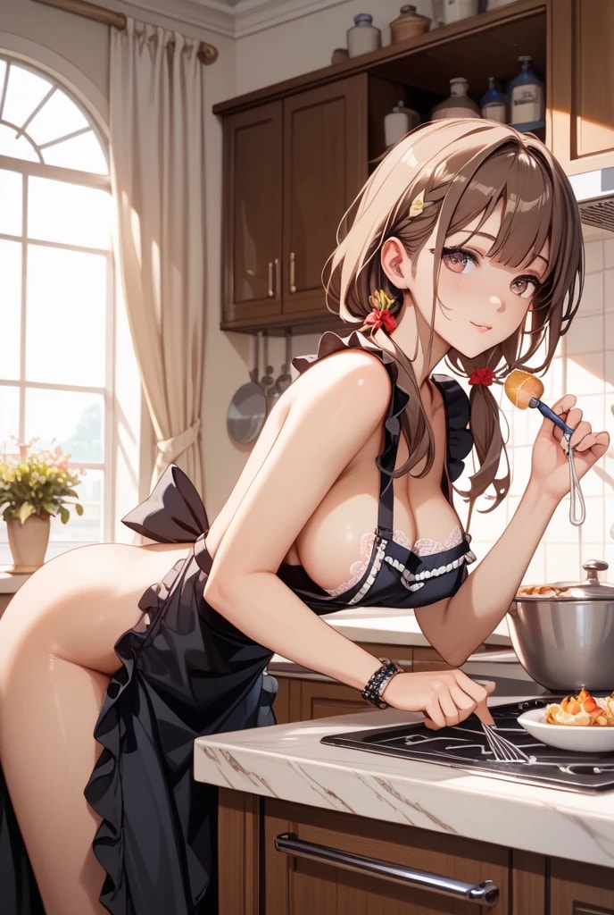 裸にエプロン