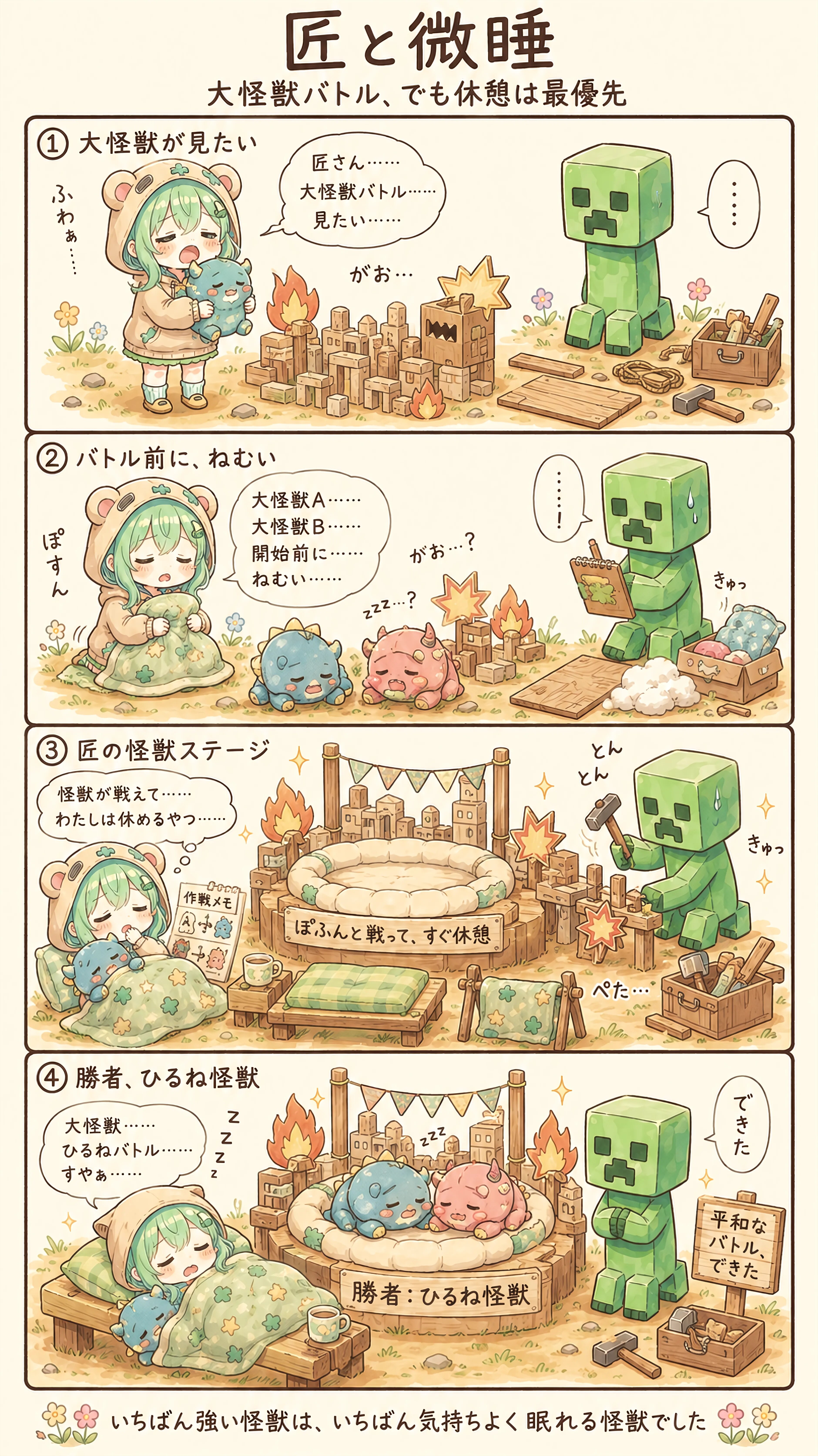 The Sleepiest Monster Wins