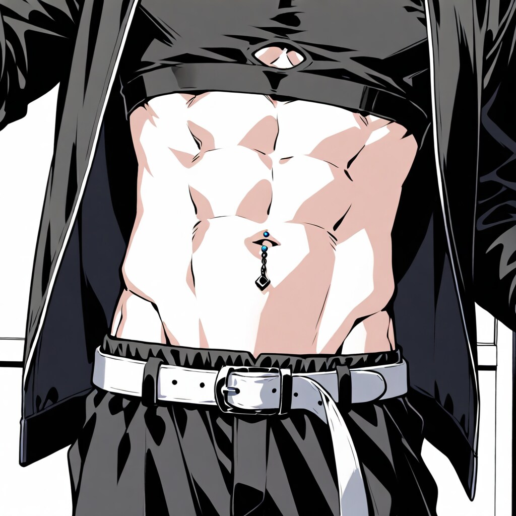 navel piercing
