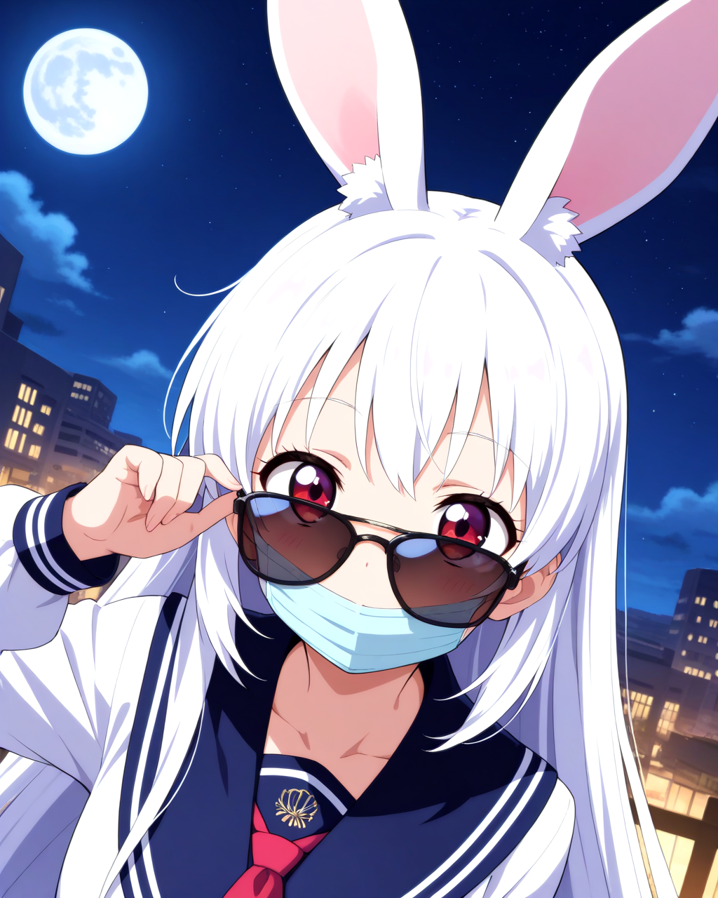 GPU学園に潜伏中のうさぎちゃん。（脱走中）