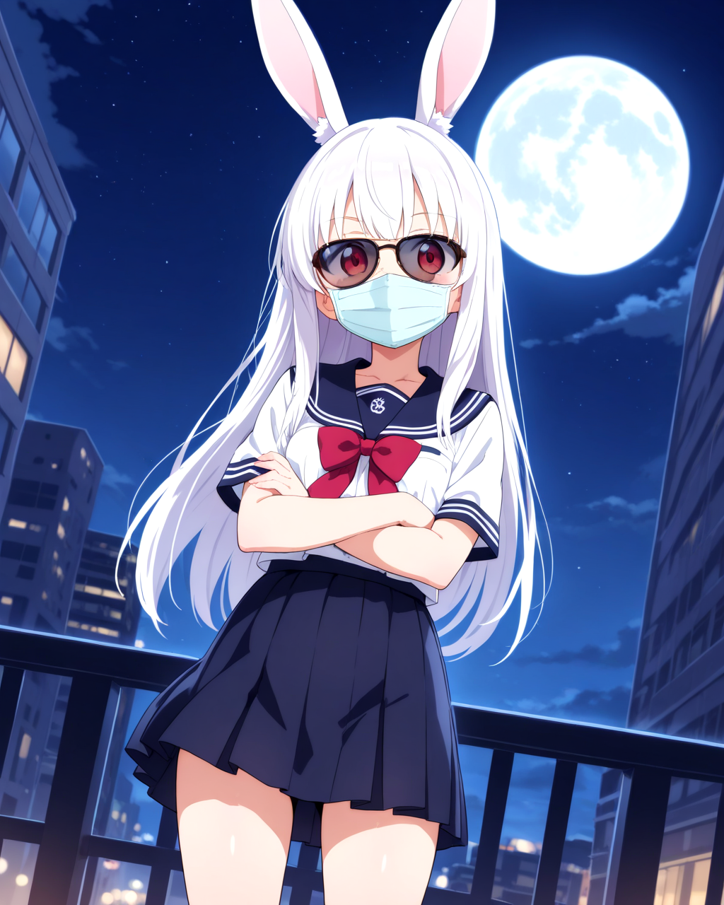 GPU学園に潜伏中のうさぎちゃん。（脱走中）