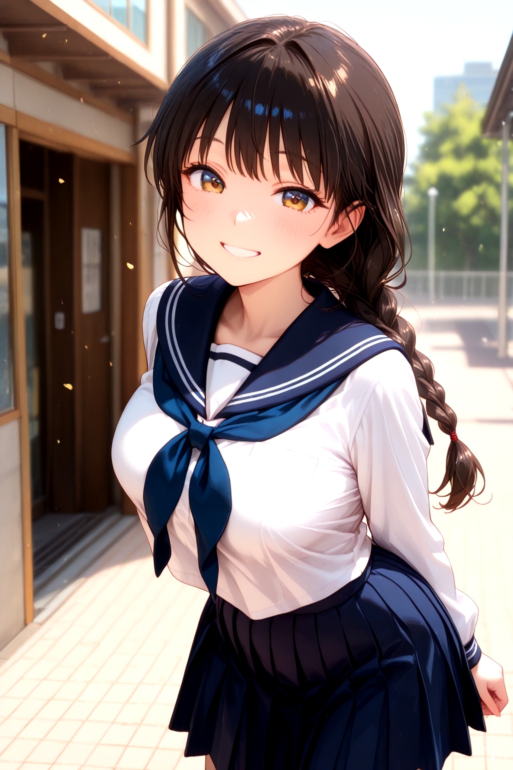 129（三つ編み）