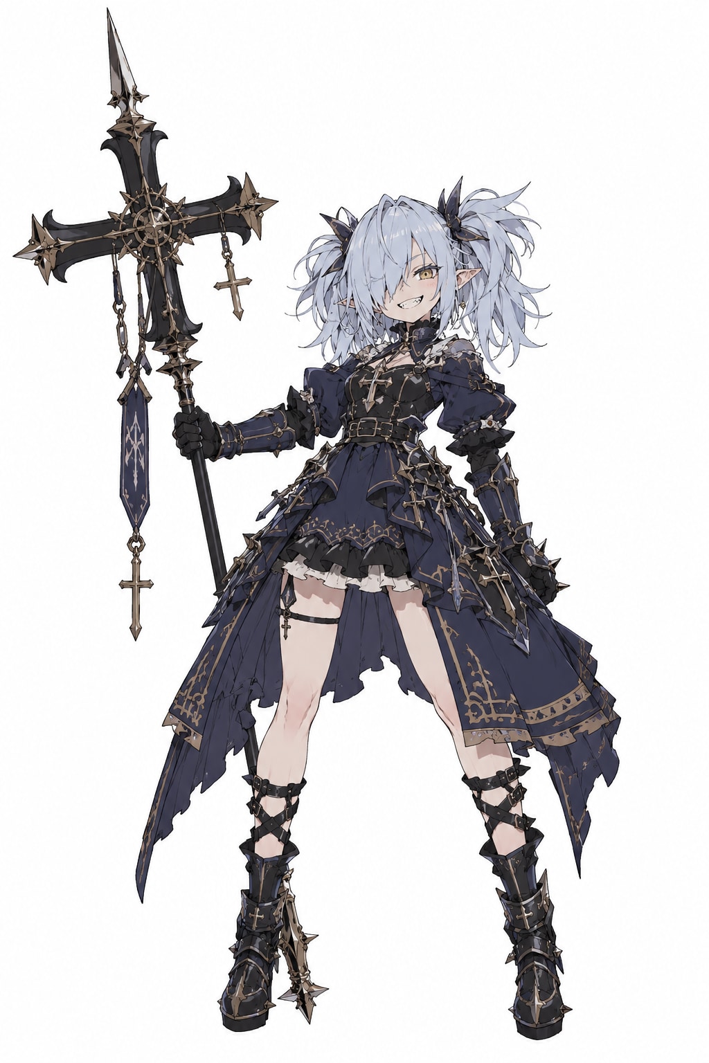 戦闘狂系ゴスロリ少女