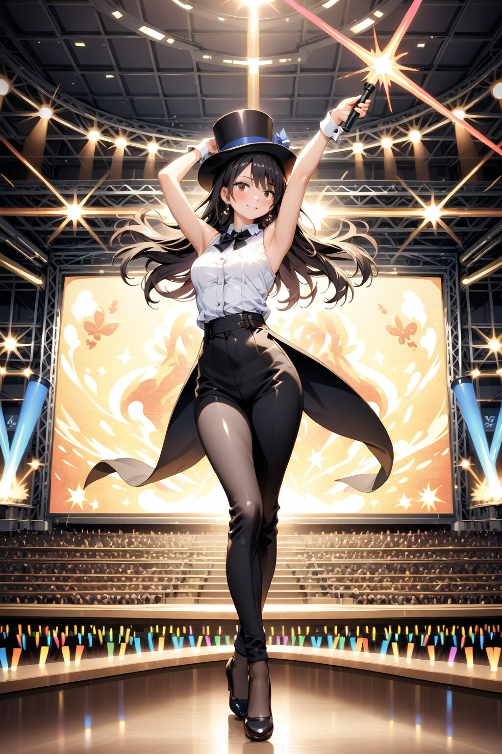かっこかわいいダンサー白鳥英美梨の国立代々木競技場第一体育館公演