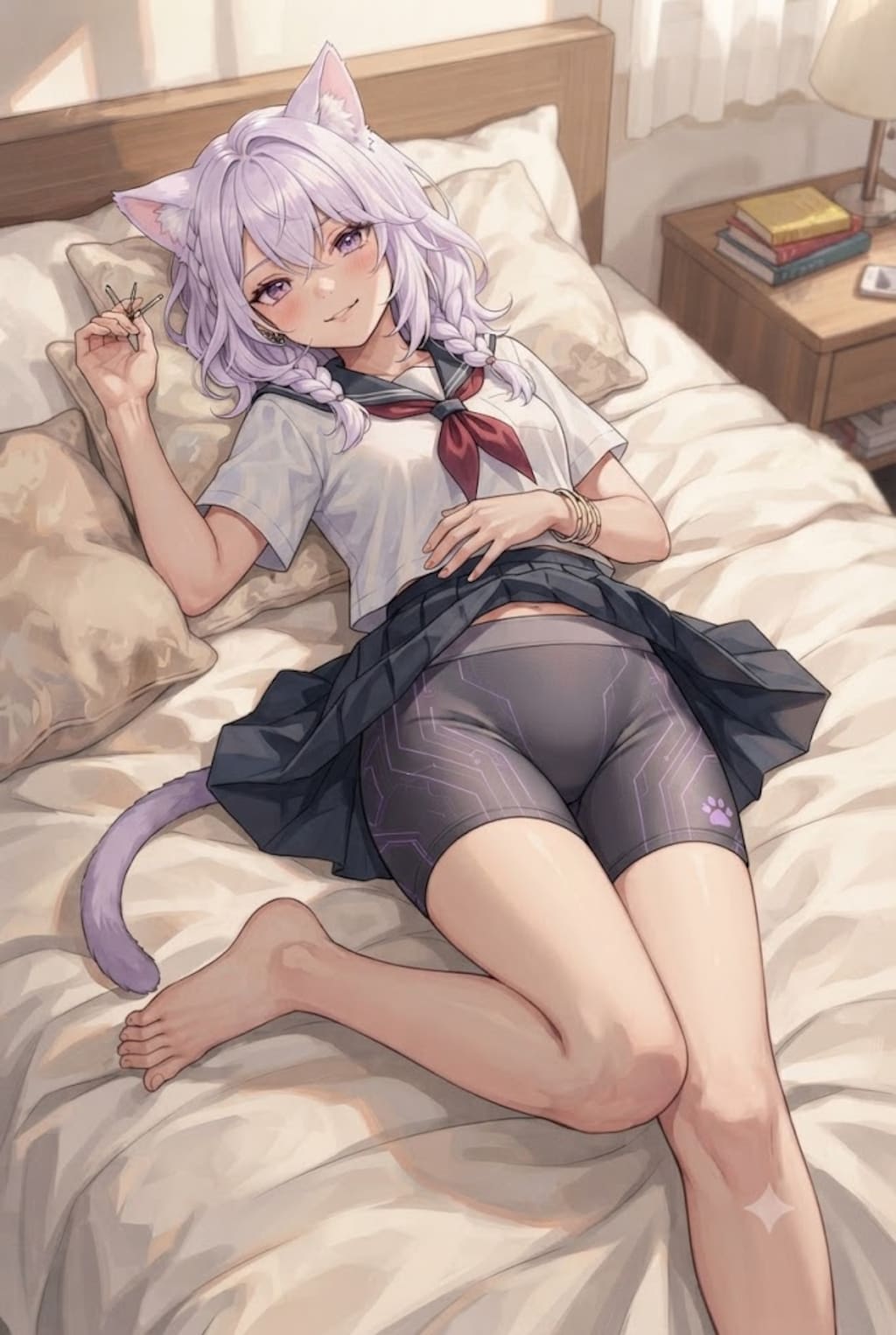 シスは逃げないにゃ。ここにいるにゃ？