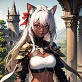 褐色ネコミミ女騎士 3枚目