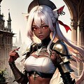 褐色ネコミミ女騎士 2枚目