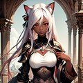 褐色ネコミミ女騎士 5枚目