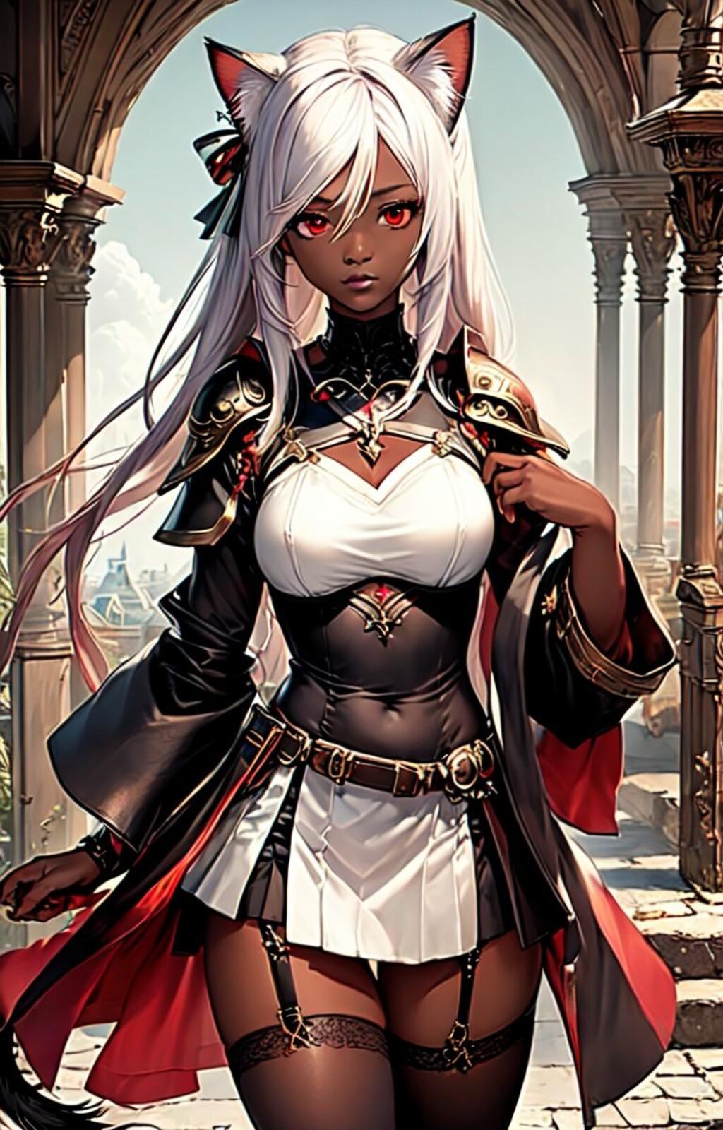 褐色ネコミミ女騎士