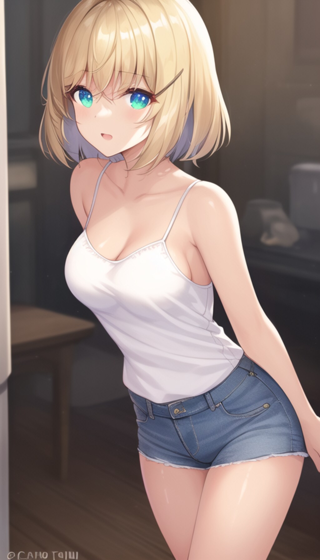 キャミソール娘