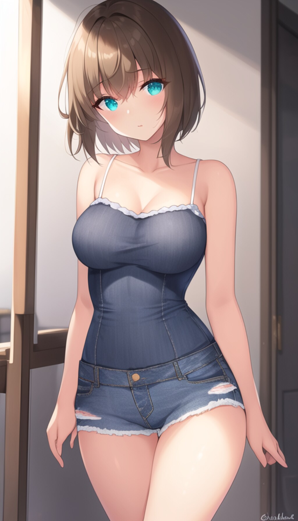 キャミソール娘