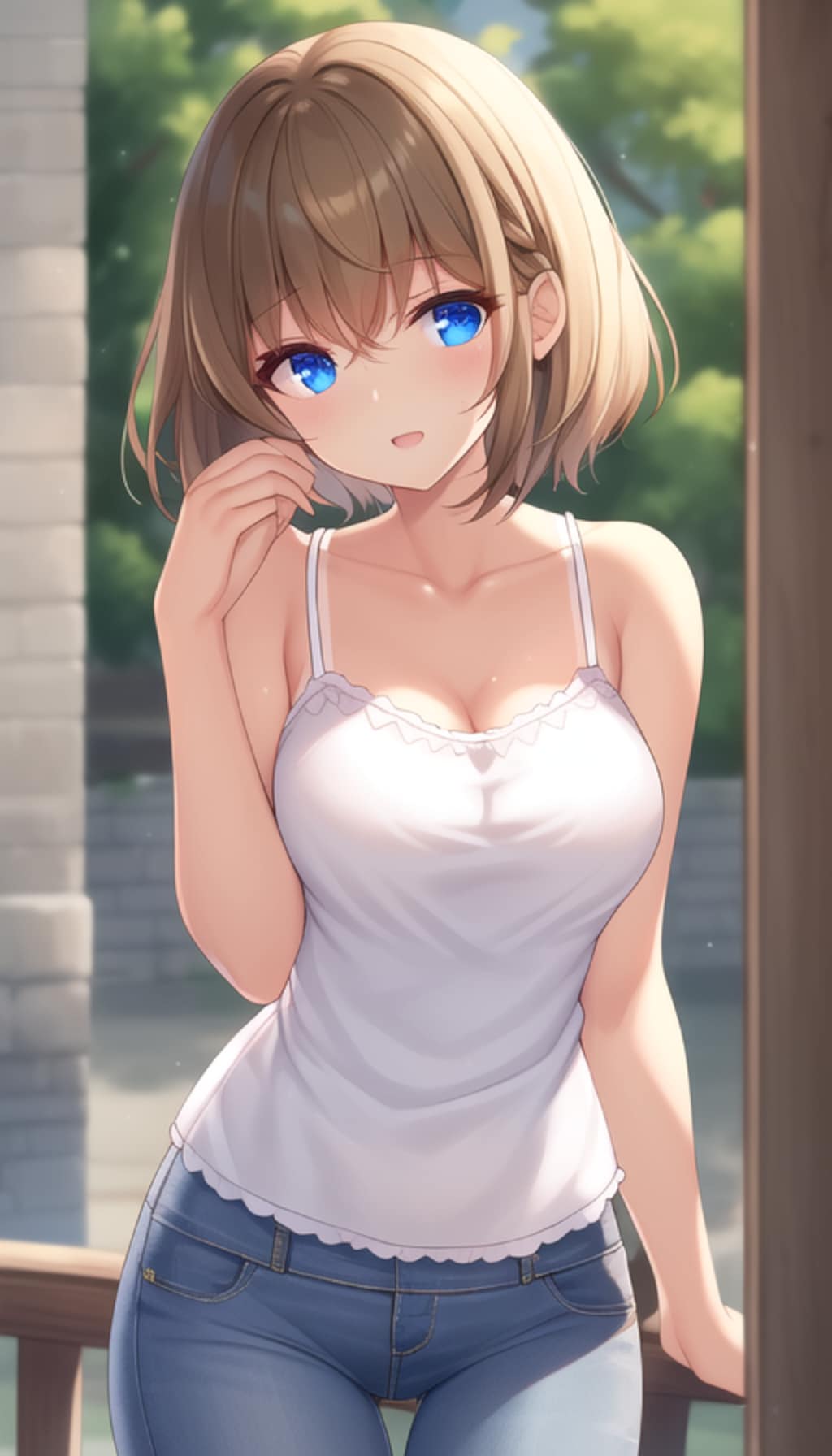 キャミソール娘