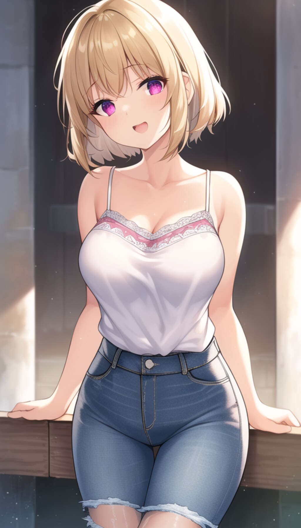 キャミソール娘