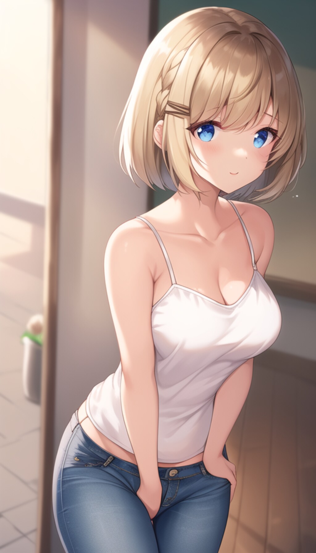 キャミソール娘