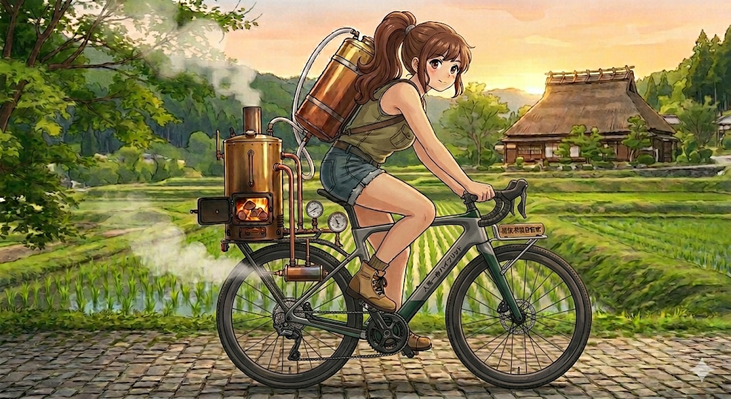 SDGsハイブリッド自転車(改)