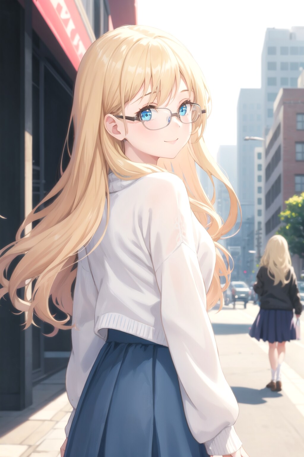 めがね | の人気AIイラスト・グラビア