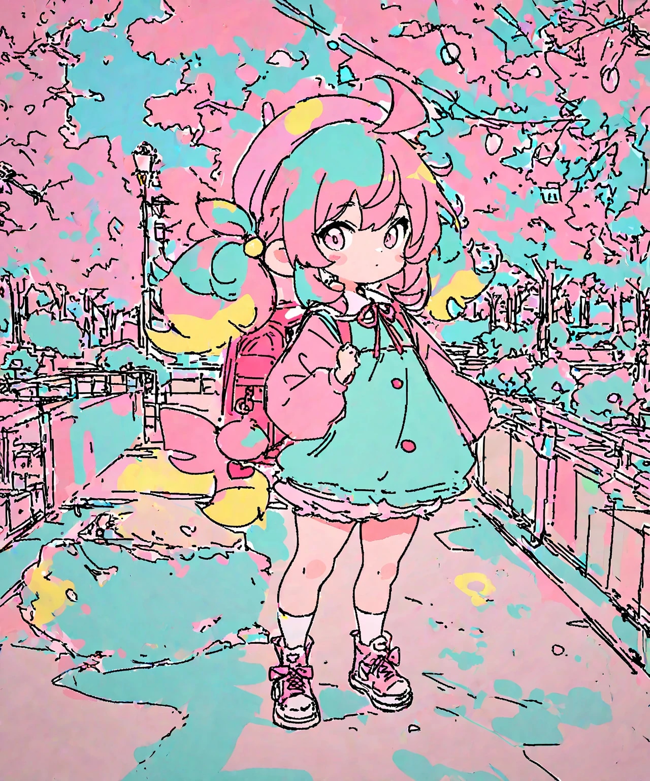 パステルな新入生 | の人気AIイラスト・グラビア