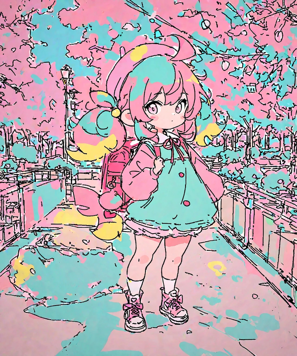 パステルな新入生