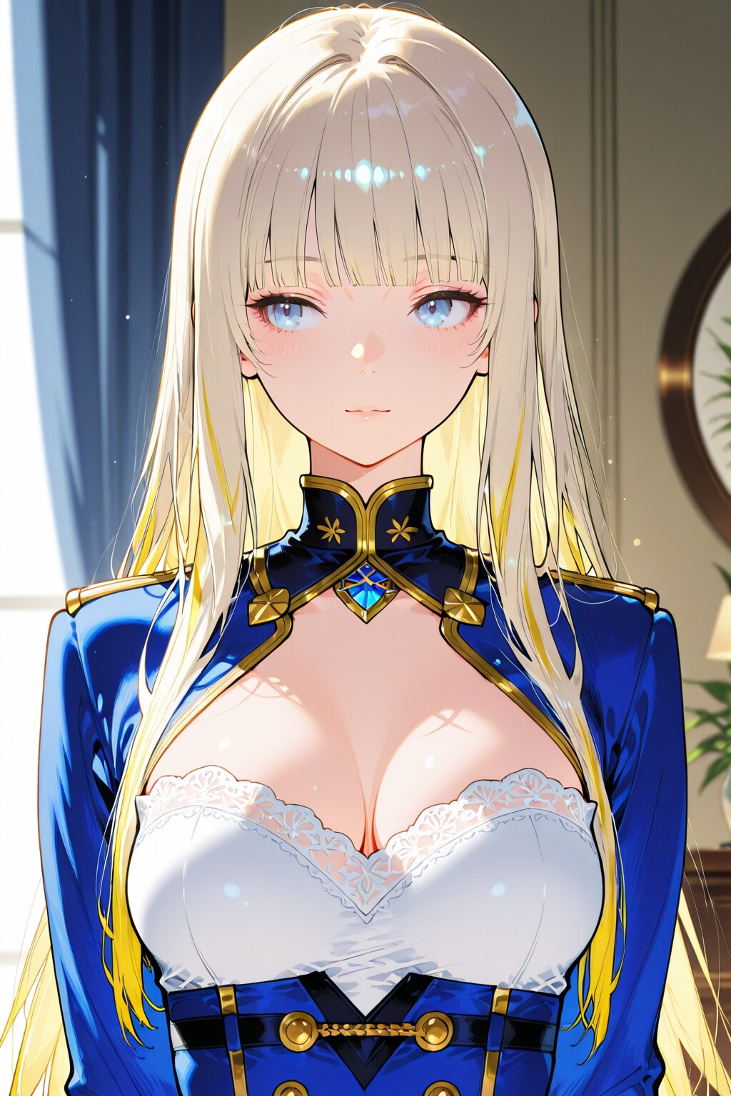 royal blue knight outfit