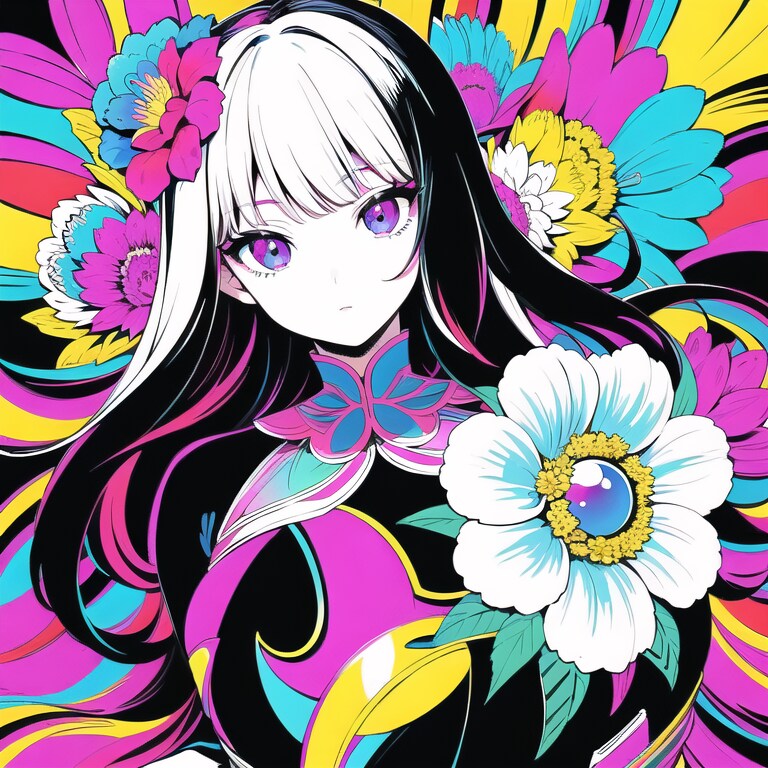 極彩色姫 | の人気AIイラスト・グラビア