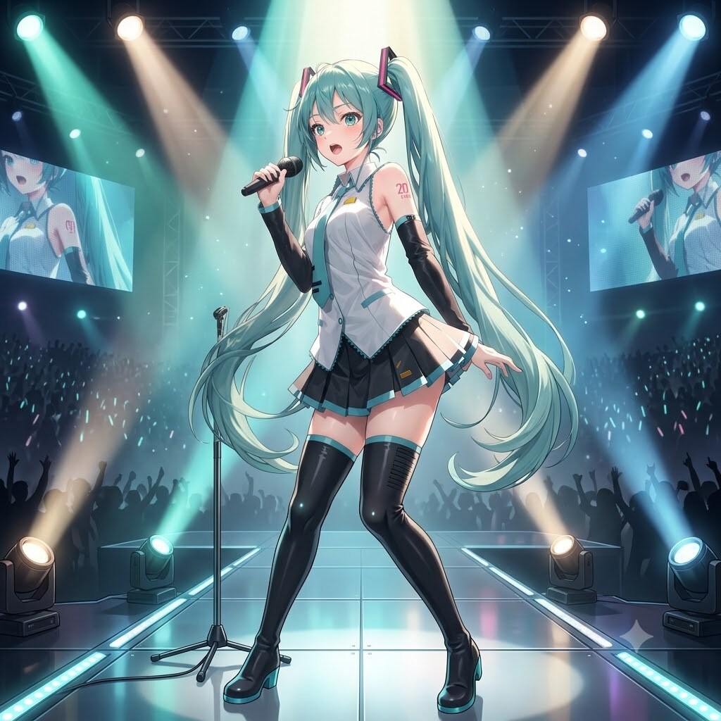 V4B初音ミクをGeminiで変換