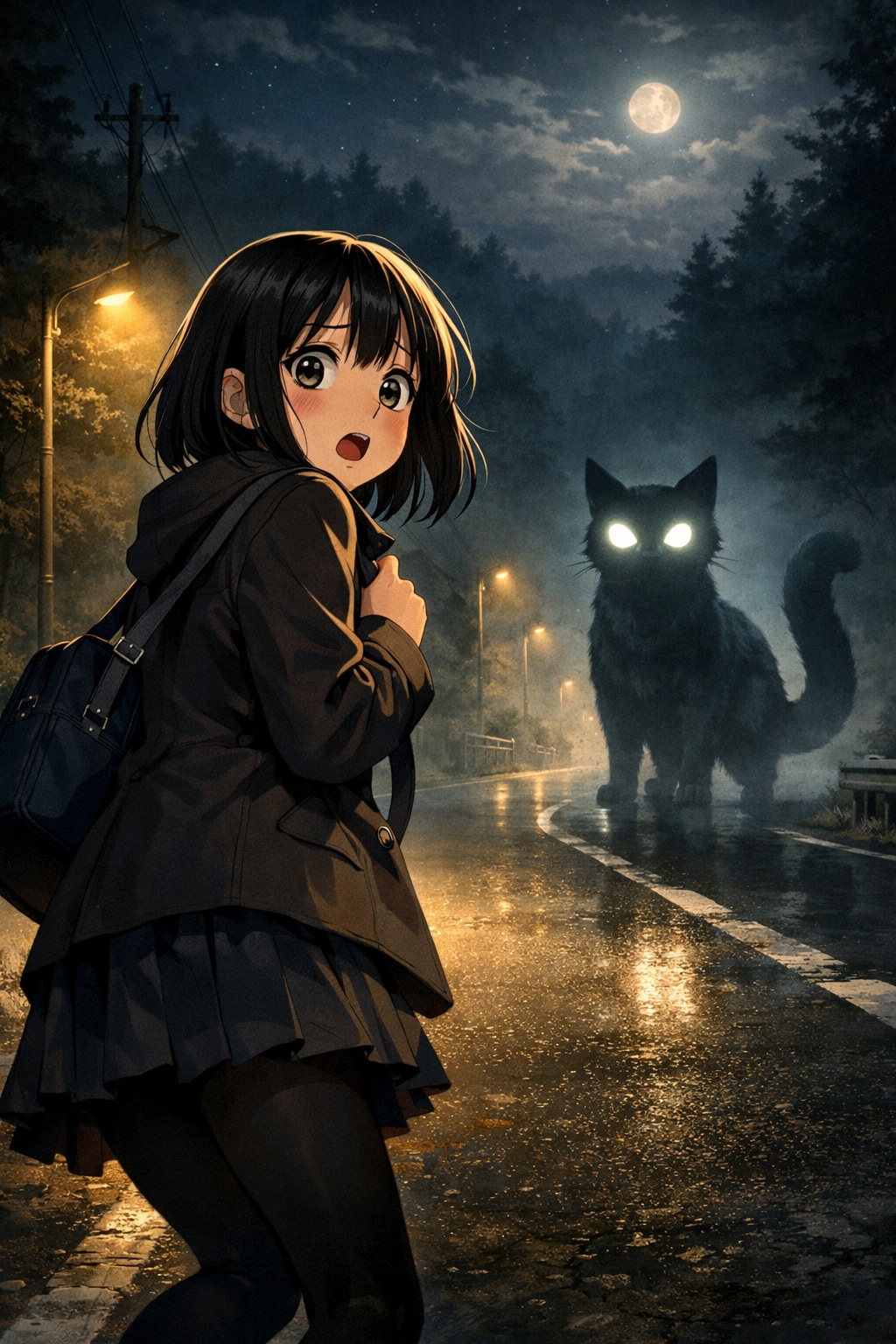 UMAと遭遇した女の子